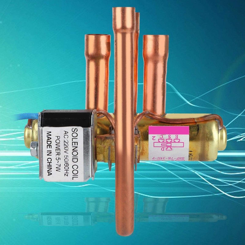Four-Way Reversing Valve Refrigeration Service Maintenance Accessory Solenoid Valve 1P