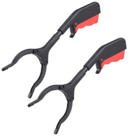 tiyiyok Pack of 2 garbage tongs, grabber for seniors, easy picking up of items and avoiding direct contact with waste, safety and health