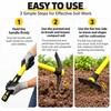 Mattock Hoe for Soil Loosening – 15-Inch Garden Tool with