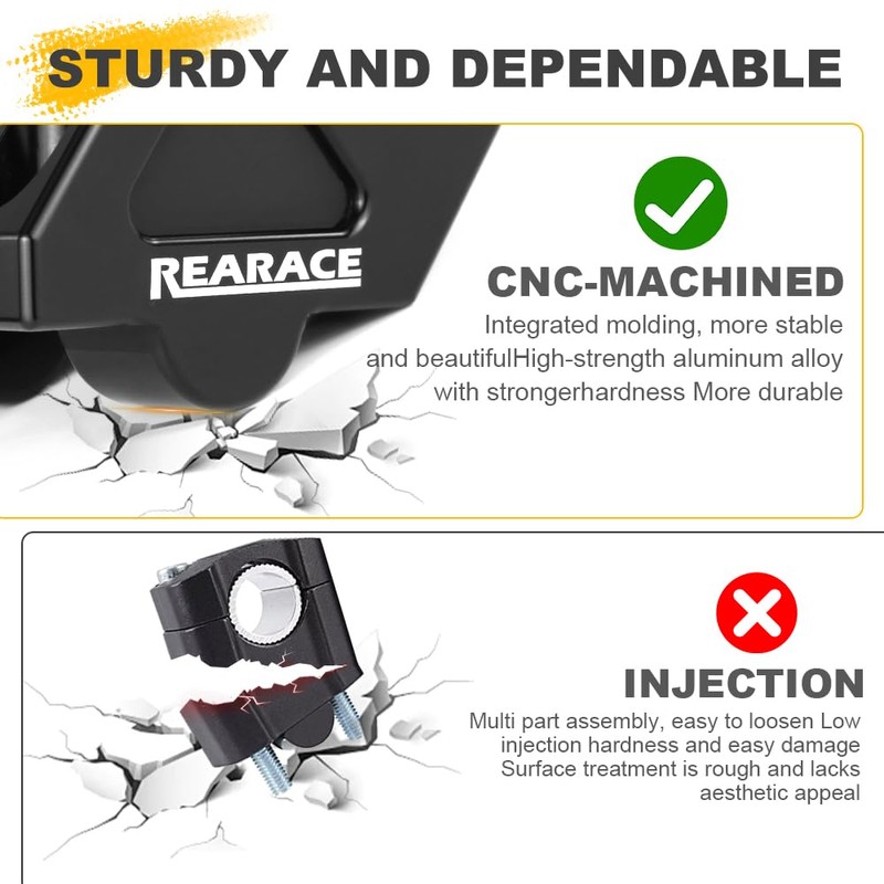 Handlebar Risers Extension Kit Fit for Can-Am Ryker 2019-2025