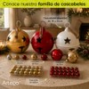 Artego Cascabeles navideños Gigantes Set 2 Piezas Metal Pie de