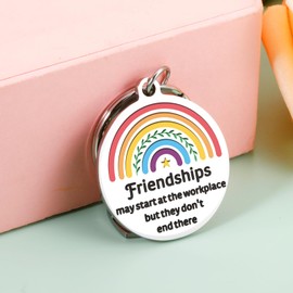 Stocking Stuffers for Women Men-Keychains White Elephant Gift for Boss Bosses Christmas Party Gift for Boss Lady Santa Swap Gift Exchange Secret Santa Gifts for Female Male Appreciation Gifts for Her