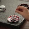 Rnigra Lotus Incense Holder Red, Incense Stick Holders Alloy Material,