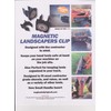 Landscapers Clip. A Magnetic Tool Holder for Yard Tools, Hand