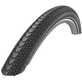 Schwalbe Unisex's Marathon ALMOTION Evo, V-Guard, Folding Tyres, Black, 50-622, 11654057,28x2.00 50-622