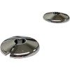 E2trade 2 Chrome 15mm Radiator Pipe Hole Collars Cover Radsnaps