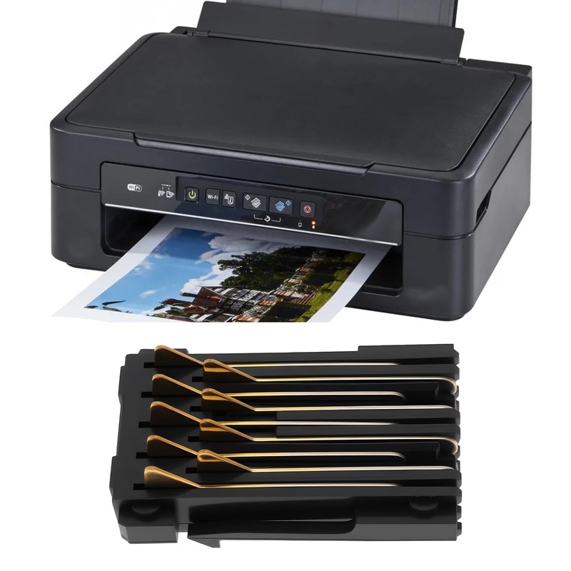 VGOL Drucker CSIC 2Cartridge Chip Connector Ersatz Kompatibel mit Epson