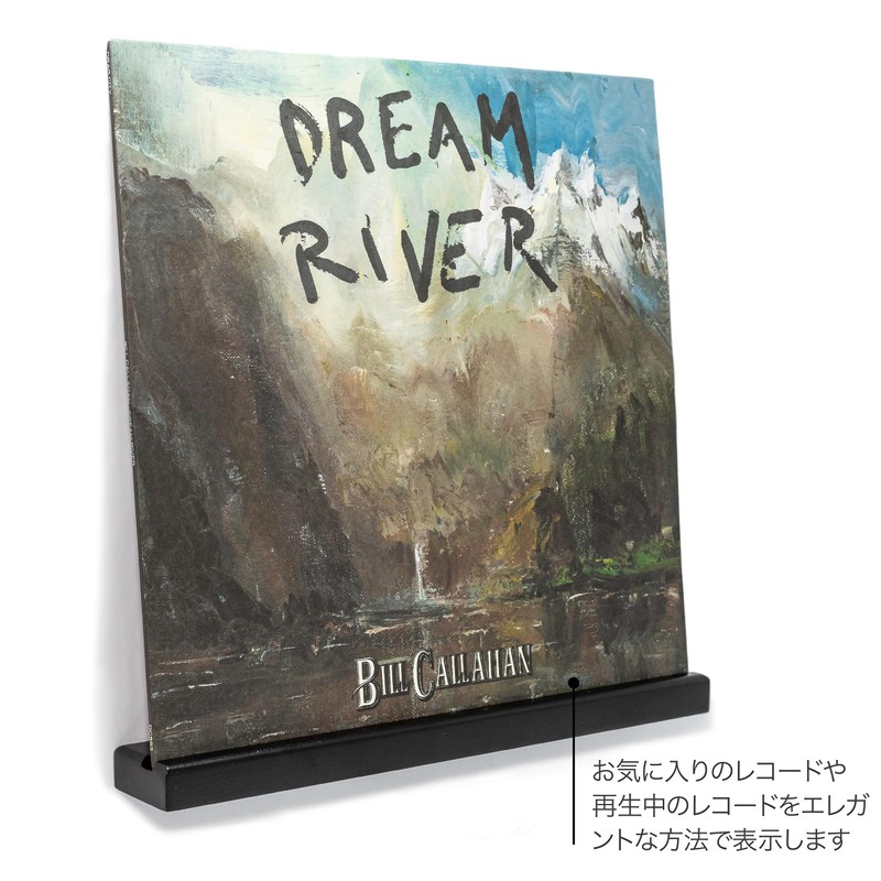 MÖNKE ビニール レコード ウォール マウント - 無垢材製のエレガントなディスプレイ棚 - このビニール レコード