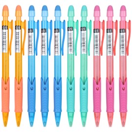 10Pcs Mechanical Pencil Colorful Series Automatic Click Design Drawing Painting Tool