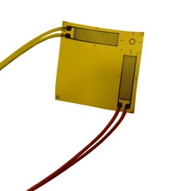 Biaxial Strain Gauge, Cuidr 120 Ohm Foil Resistive Strain Gauge, Axial Strain 0 and 90 Degree Direction for Pressure Sensor Load Cell