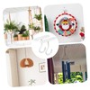 IWOWHERO 2 Pcs Heavy Duty Ceiling Hooks White Plant Hangers