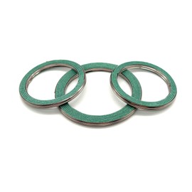 Set of 3 Exhaust Pipe Connector Gasket 90917-06076 90917-06046 Compatible with Toyota Camry Avalon Lexus ES300 ES350