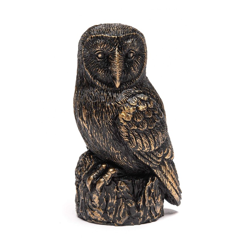 Cane Companions Decorative Barn Owl Stake Topper - Handmade Flower