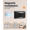 Brightown Magnetic Wall Sconces Set of Two, Rechargeable Battery Powered