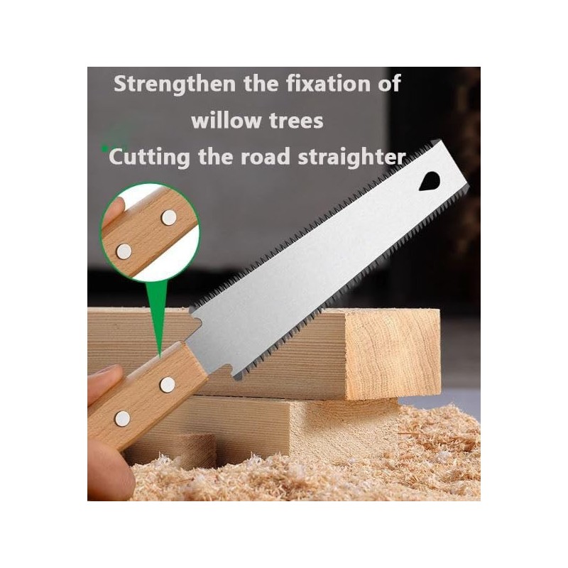 SOVYOULIVE Multi purpose hand saw, dual tooth design, suitable for
