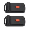 2 Pcs Mini Garage Door Remote Garage Transmitter for MultiCode