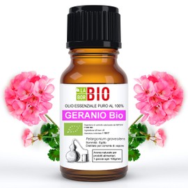 GeranienÖl Bio Ätherisches Öl 100% Reines 10 ml - Aromatherapie Kosmetik Therapeutische - Laborbio