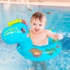 Grupo Carnavallia Inflable Dinosaurio Bebé Flotador C/ Asiento Azul Salvavidas