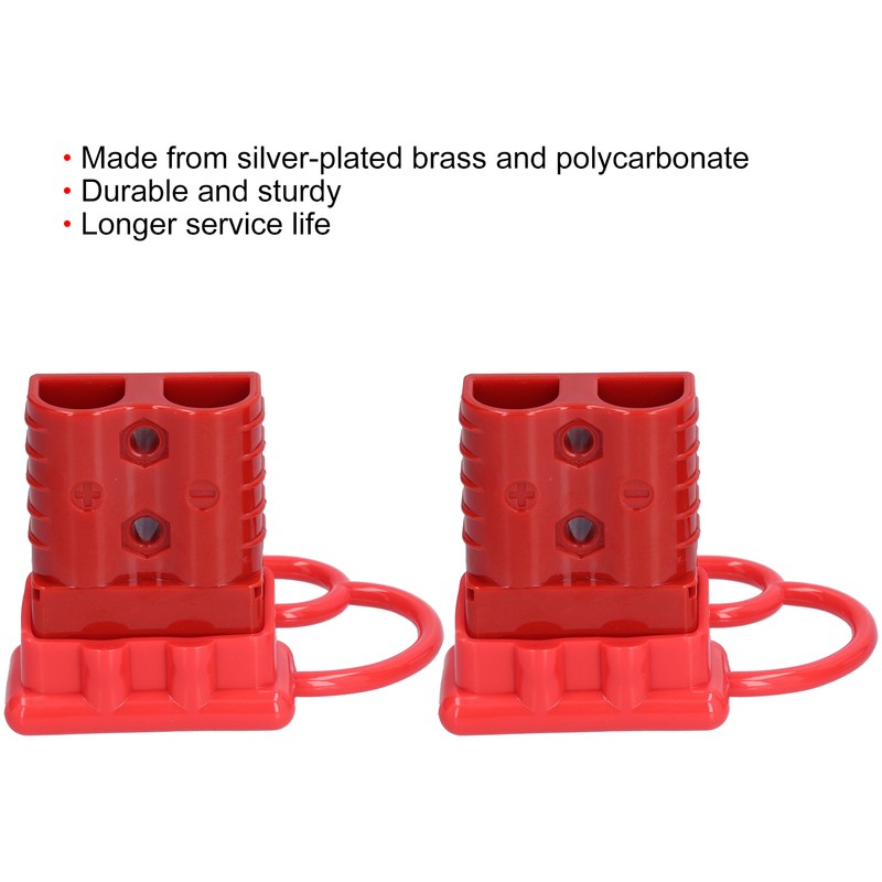 Power Connector 120A 600V Durable Lightweight Sturdy Quick Connect Disconnect