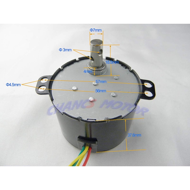 CHANCS Permanent Magnet Synchronous 50KTYZ 110V 30/36RPM Micro AC Motor