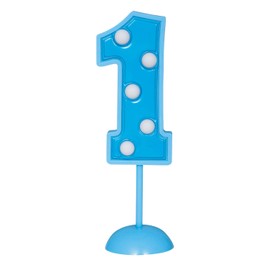 Unique Party Decoration, Number 1, Blue