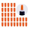Beaupretty 100pcs Eyelash Glue Open Needle Blocking Cap Eyelash Glue