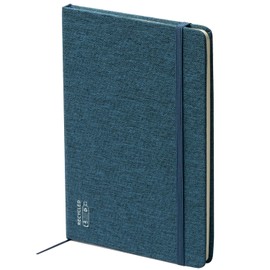 A5 Lined Notebook - 160 Pages - Blue Hardcover - Premium Writing Book for School, Office, Business & Diary - Environmentally Friendly Made from Recycled PET - for Notes, Thoughts, Recipes, Stories