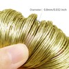 ECKJ Picture Hanging Brass Wire Bare Copper Wire 100-feet 7