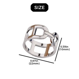 LINYUEARUI 6pcs Accessories Simple Practical Decoration Modern Style Metal Three Ring Scarf Buckle Silk Pin Shawl Clip Shawl Buckle T-shirt Scarf Accessories