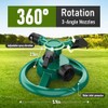 360° Rotating Lawn Sprinkler System for Efficient Watering