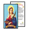 Blessed by Pope Francis Prayer to Saint Lucy Laminated Holy