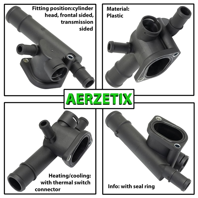 AERZETIX - C66183 - Coolant flange with gasket - cylinder
