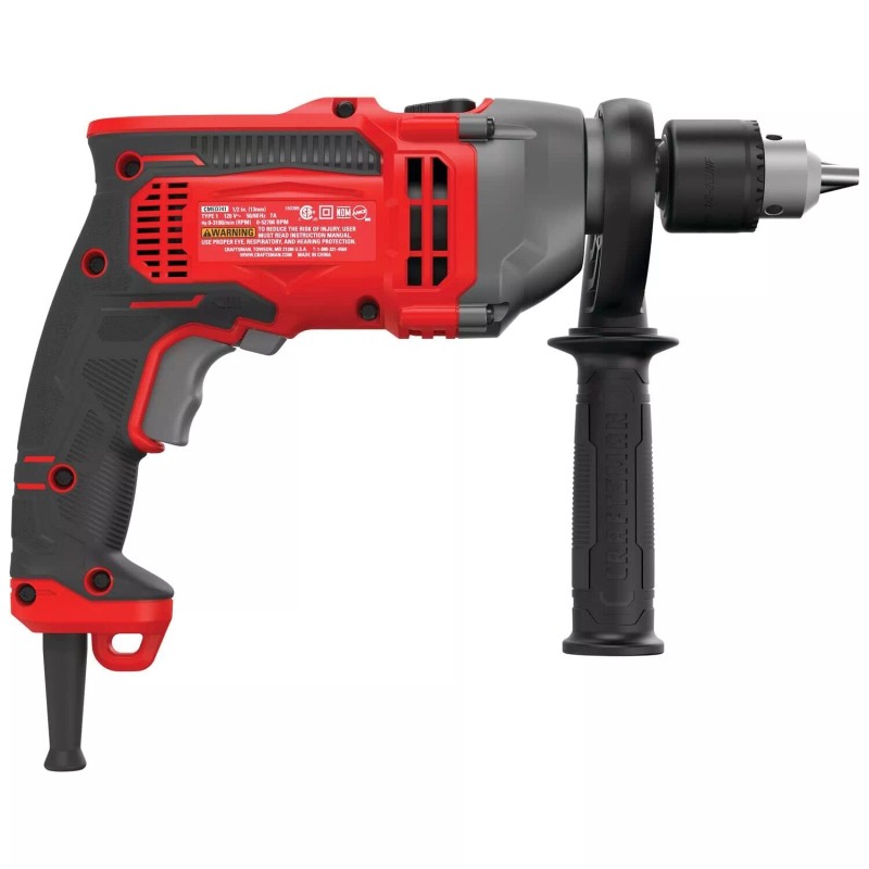 CRAFTSMAN Drill / Driver, 7-Amp, 1/2-Inch (CMED741)