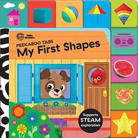 Baby Einstein - My First Shapes - Tabbed Pages and Cut Out Window For a Fun and Unique Experience - PI Kids