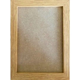 Aryllis 6x4 Photo Frame, Oak, U.K. Manufactured, Free Standing and Wall Hanging Picture Frame with Perspex Front