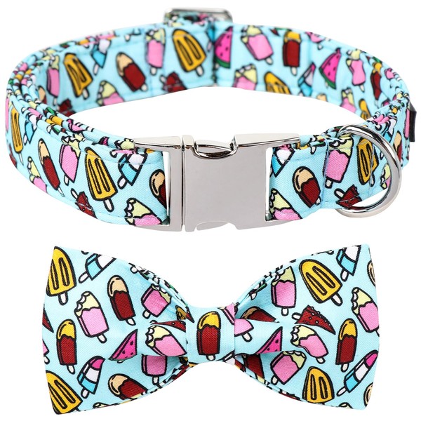 ARING PET Summer Dog Collar-Cotton Ice Cream Dog Collar with