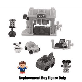 Replacement Part for Fisher-Price Little People Road Trip Ready Garage Playset - FWB90 ~ Replacement Boy in Blue Shirt Figure