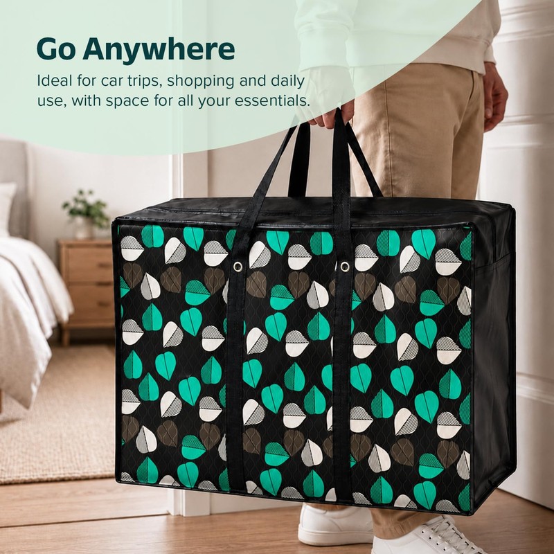 2Pcs 52L Medium Storage Bags | Heavy Duty Moving Bags