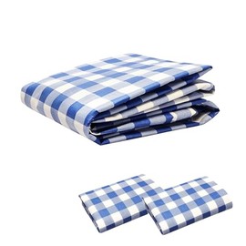 MAKERZ 284 Waterproof Picnic Table and Bench Cover with Elastic Edges for Secure Fit - Includes (1) 72" x 28" Table Cover and (2) 72" x 12" Bench Covers