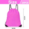 LOSYHU 20 Pack Drawstring Bags String Backpack Bulk Sack Cinch