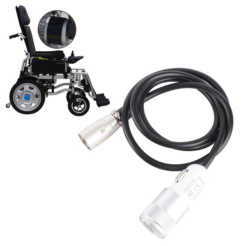 Wheelchair Joystick Controller Charging Cable Electric Motor Power Fast Charging