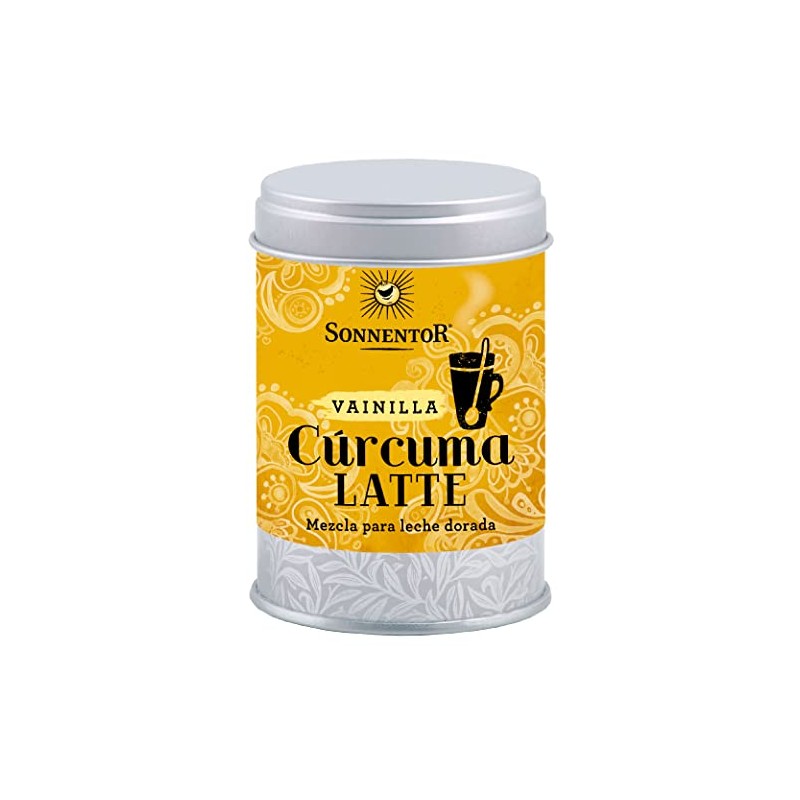 SONNENTOR Organic Turmeric Latte Vanilla Golden Milk (Tin) 60g (PACK