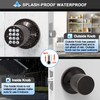 Signstek Keyless Entry Door Lock,Door Knob with Keypad，Smart Code Door