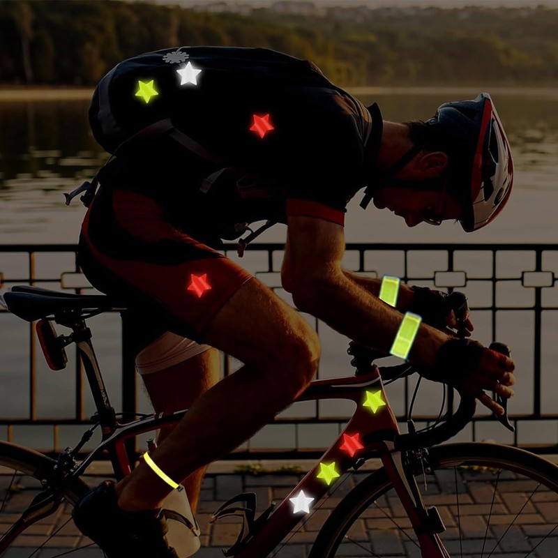 Pack of 4 Bicycle Trouser Clips, Bicycle Trouser Protector, Bicycle