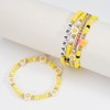 Briutn Banana Beaded Bracelet Yellow Bohemian Fruit Friendship Bracelets for