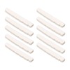 10Pcs Guitar Slotted Bone Nut Flat Bottom 6 String Electric