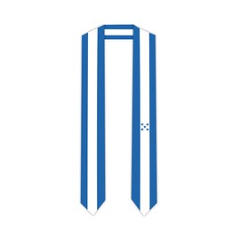 Generic 5.5x72 Inch Honduras Double Sided International Graduates Stole Scarfs