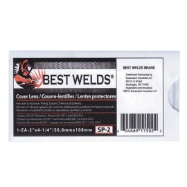 Best Welds Cover Lens, Scratch/Static Resistant, 4-1/4 in x 2 in, 100% CR-39...