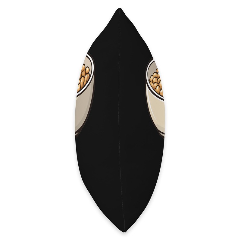 Natto In A Bowl Throw Pillow