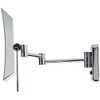 Jerdon JRT710CLD Wall Mount Rectangular Direct Wire Makeup Mirror, Chrome